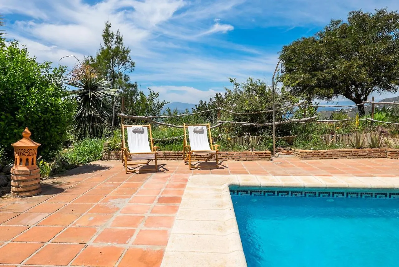 Villa With 3 Bedrooms In Malaga With Wonderful Sea View Private Pool And Wifi 6 Km From The Beach Arenas  Spain